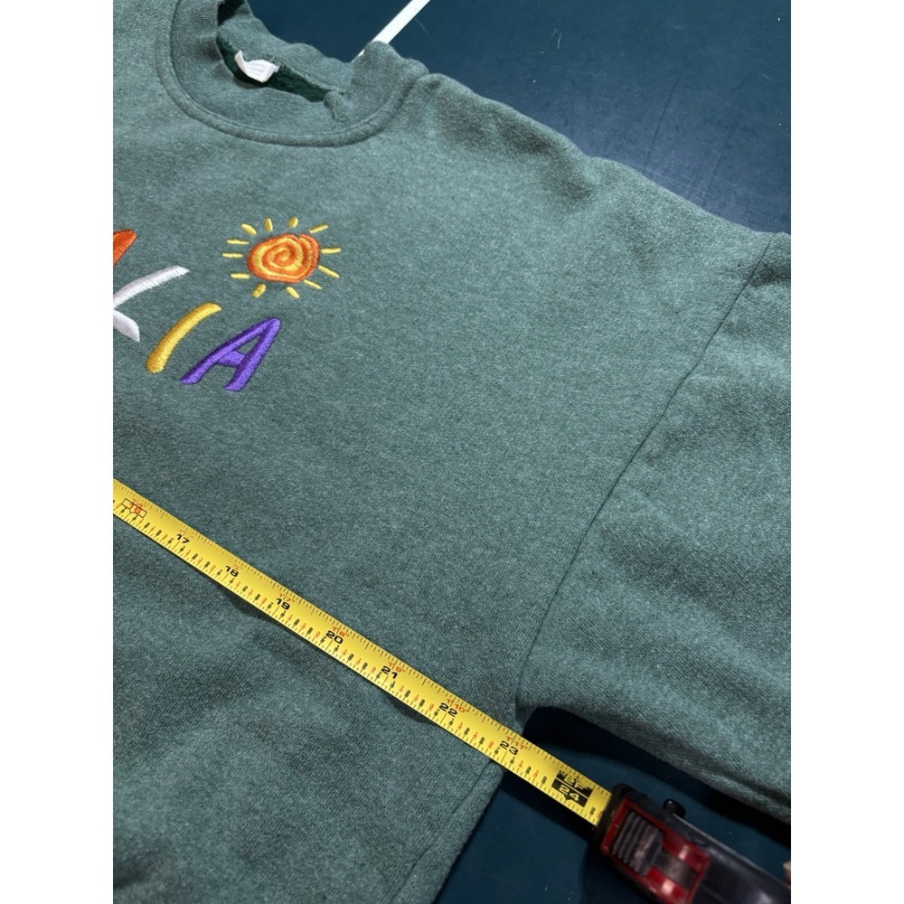 Vintage Firenze Italia Crewneck Sweatshirt Men Medium Florence Italy Embroidered - Picture 8 of 9
